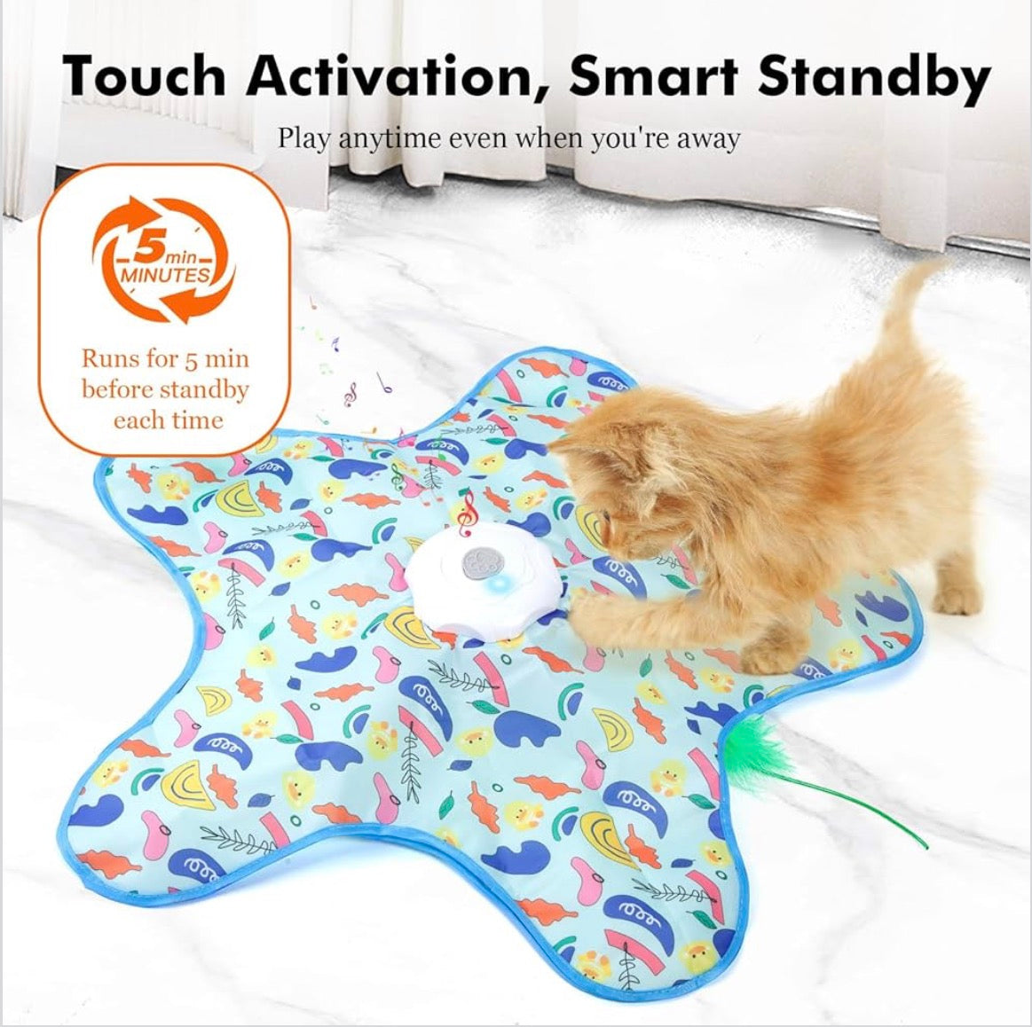 Purrlumi Electric Hide and Seek Cat Toy