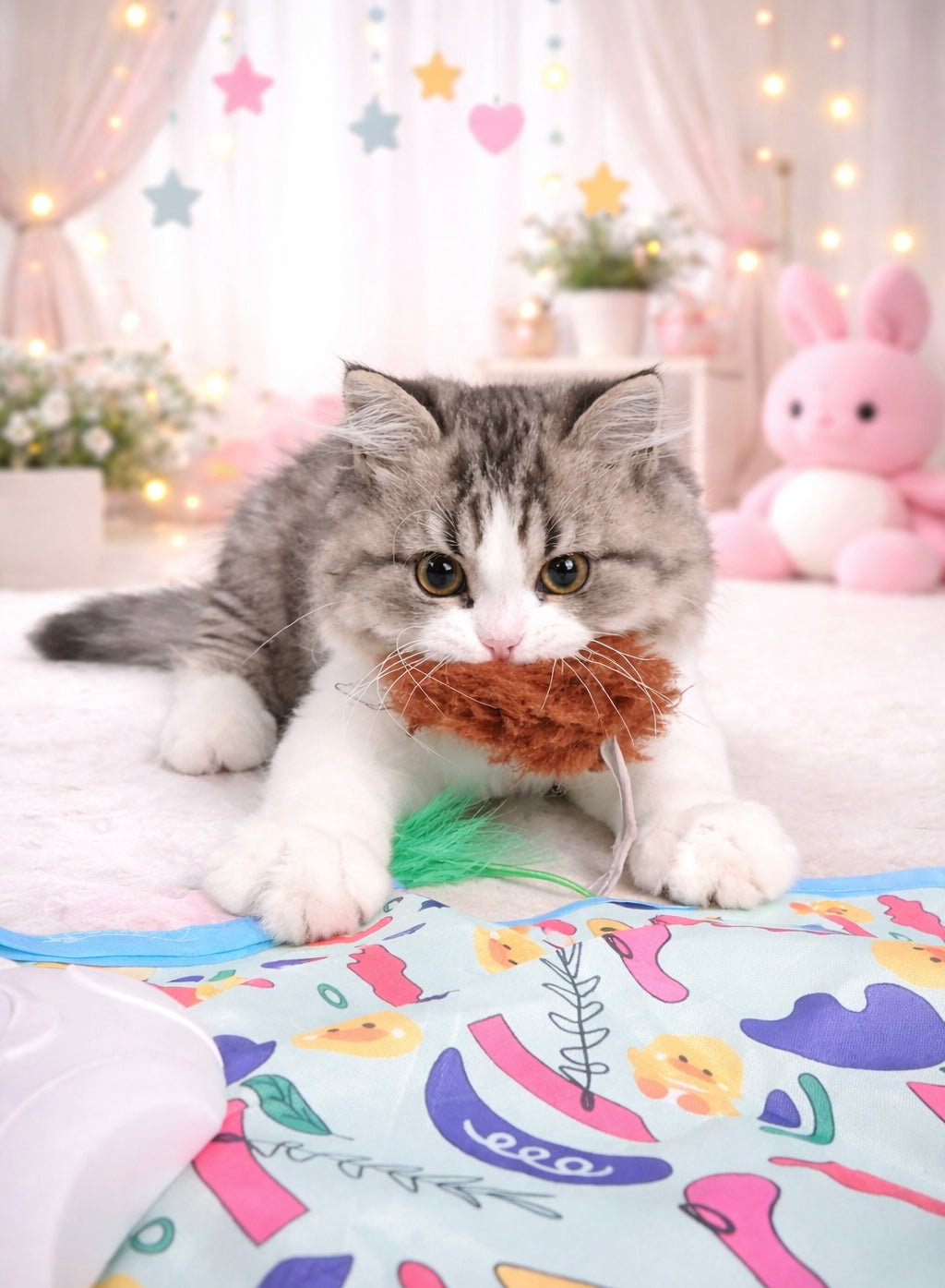 Purrlumi Electric Hide and Seek Cat Toy